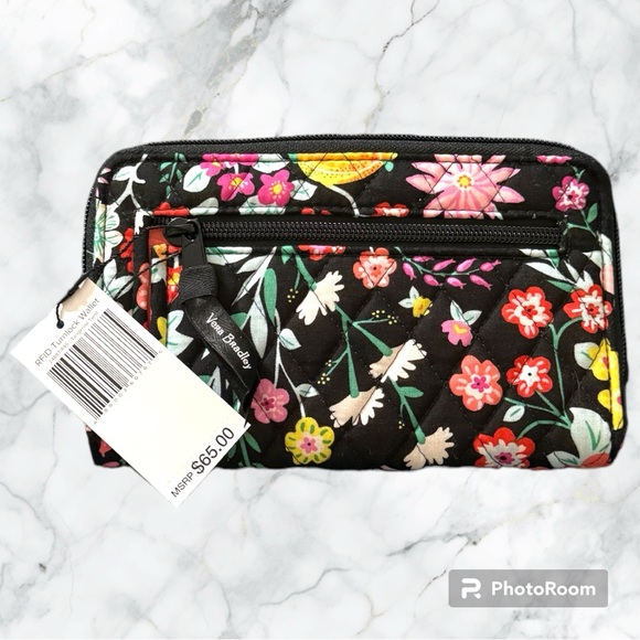 Vera Bradley RFID Turnlock Wallet - Picture 5 of 5